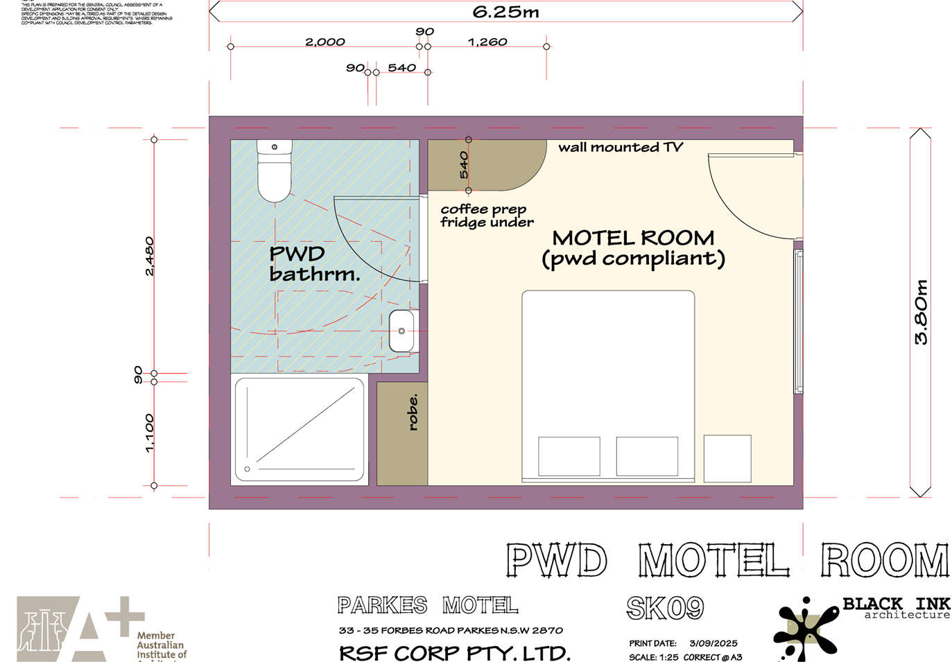 A blueprint of a hotel room

AI-generated content may be incorrect.
