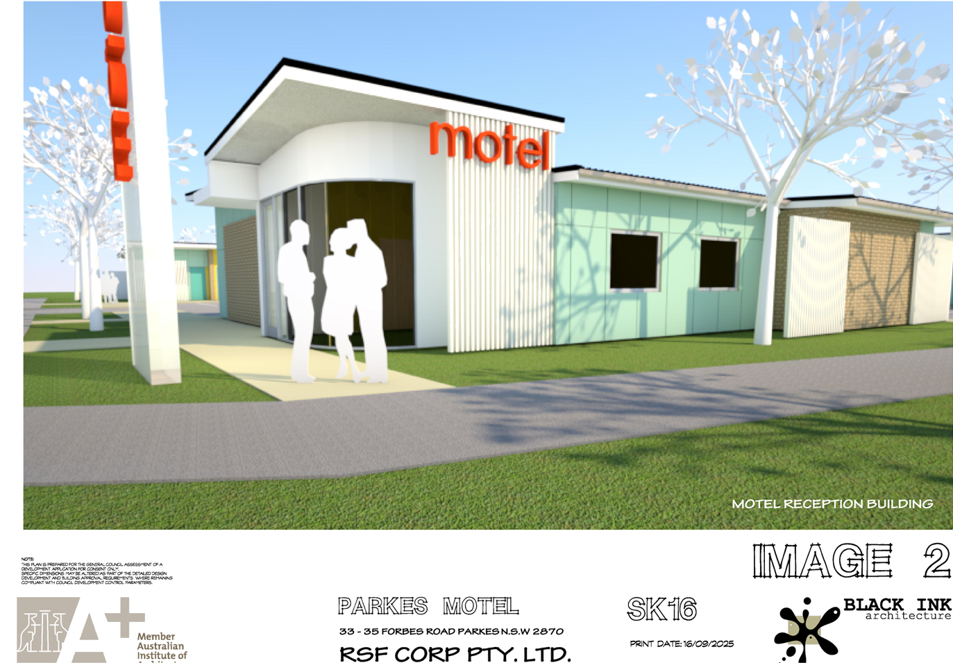 A building with a sign and a couple of people

AI-generated content may be incorrect.